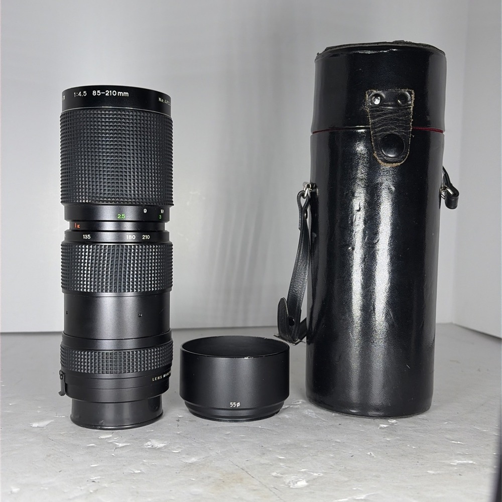 Fortron Auto Zoom 85-210mm F/4.5 MC Mount Lens + Accessories